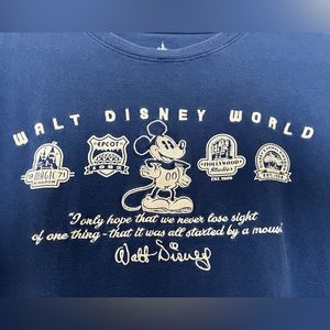 Walt Disney World Mickey Mouse T Shirt “It was all started by a mouse”